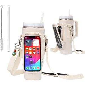 Brand New Stanley 40 oz Cup Accessory Water Bottle Holder Strap Neoprene Sleeve